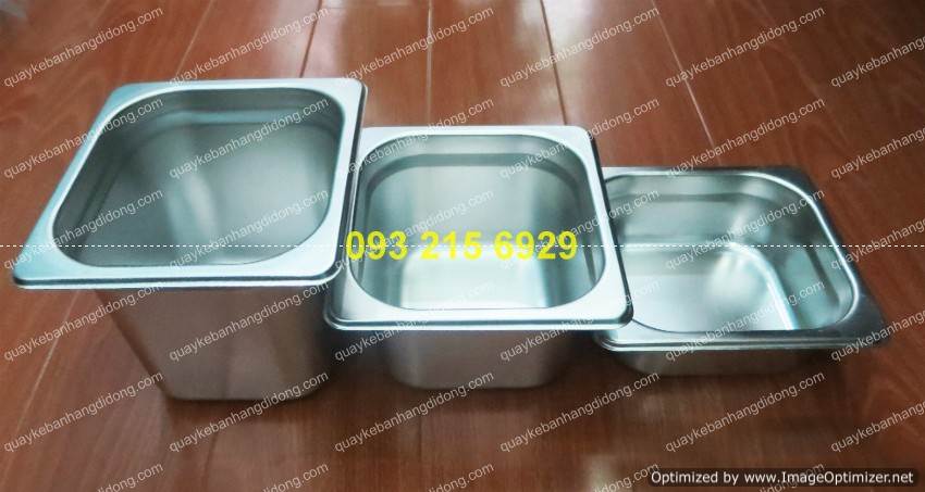 khay inox dung thach topping