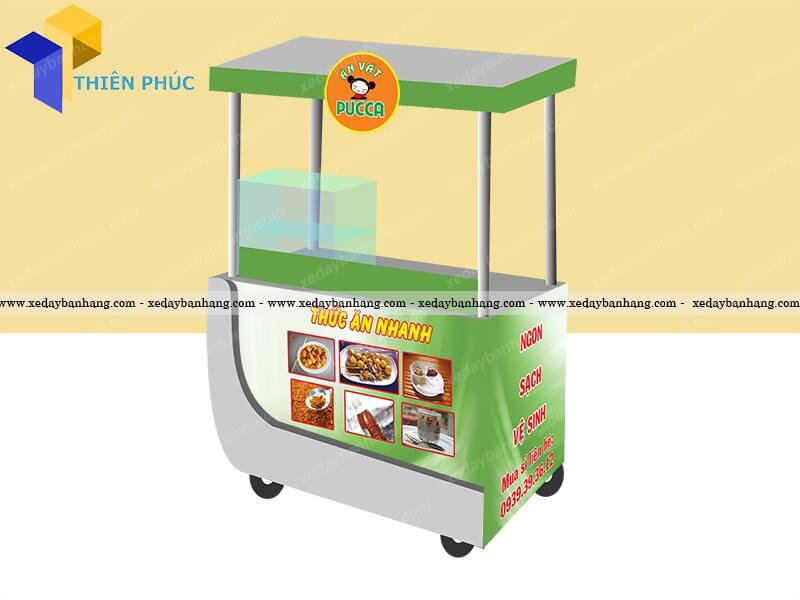 xe inox ban thuc an nhanh
