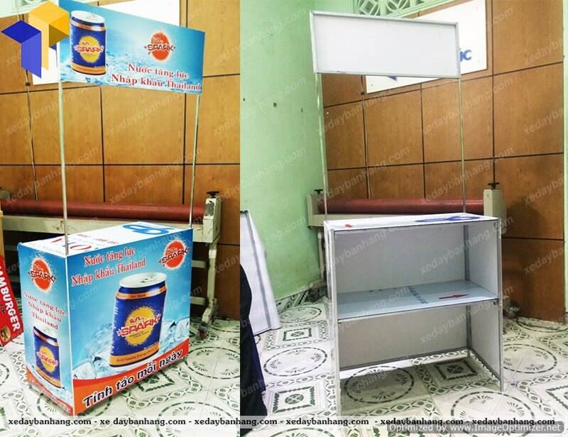 booth sampling luu dong gia re