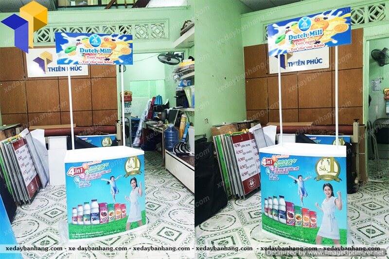 booth nhua lap rap DUTCH MILK