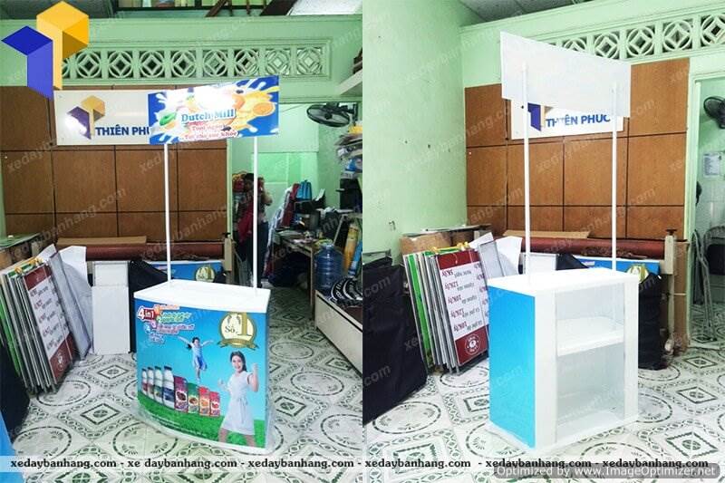 quay booth nhua DUTCH MILK