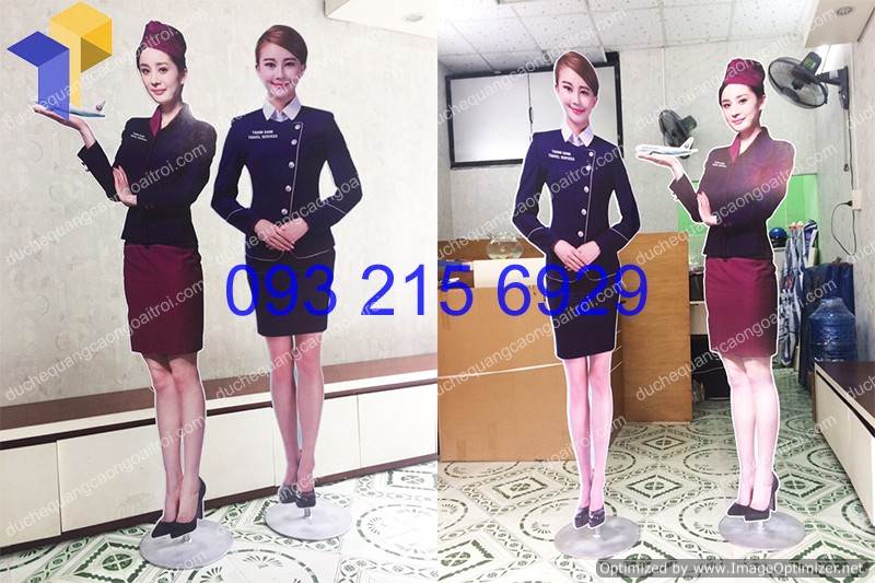 Standee mo hinh gia re
