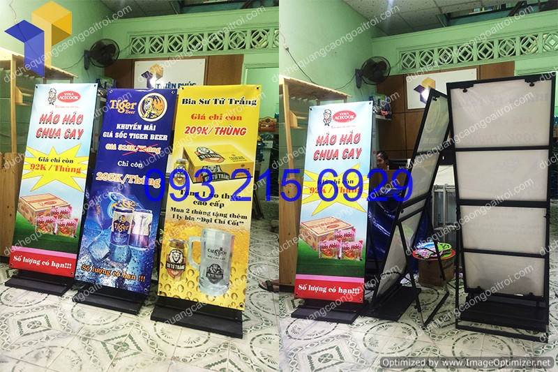 san xuat standee khung sat