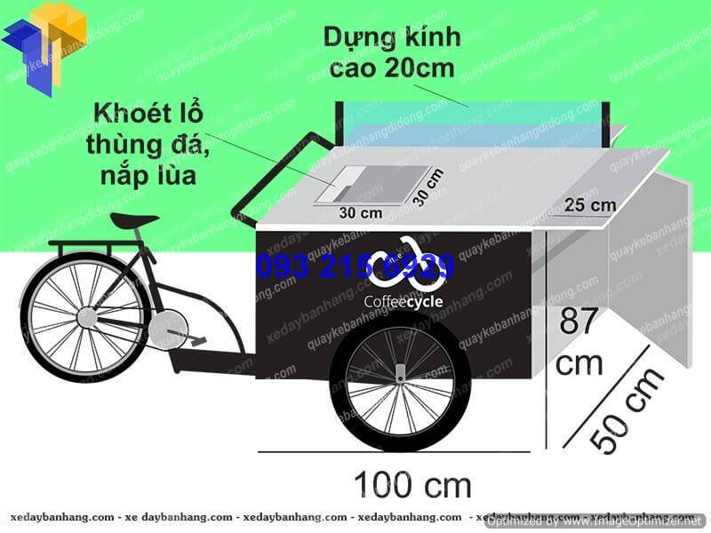 xe dap ban kem luu dong